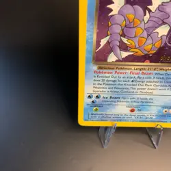 Dark Gyarados Prerelease Holo Rare W/ Mouth Swirl 8/82 LP Vintage Pokemon Card - Image 5