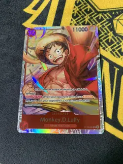 Monkey.D.Luffy ST10-006 SR Three Captains Holo Rare One Piece Card Game - Image 1