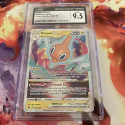 CGC 9.5 Rotom VSTAR Crown Zentih 046/159 FUll Art Double Rare Pokemon Card - Image 1