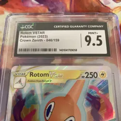 CGC 9.5 Rotom VSTAR Crown Zentih 046/159 FUll Art Double Rare Pokemon Card - Image 2
