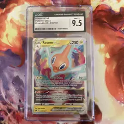 CGC 9.5 Rotom VSTAR Crown Zentih 046/159 FUll Art Double Rare Pokemon Card - Image 5