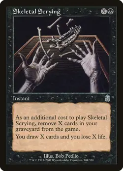 Odyssey MTG 1 Skeletal Scrying Magic - Image 1