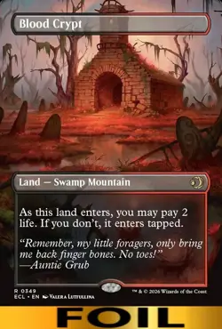 Blood Crypt ** FOIL BORDERLESS ** #349 - Lorwyn Ecliped - NM MTG - Image 1