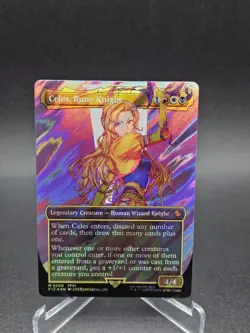 Celes, Rune Knight - Surge Foil - Borderless - MTG Commander: FINAL FANTASY - Image 1