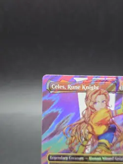 Celes, Rune Knight - Surge Foil - Borderless - MTG Commander: FINAL FANTASY - Image 2