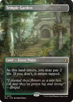 Temple Garden (Borderless) Lorwyn Eclipsed Foil - Image 1