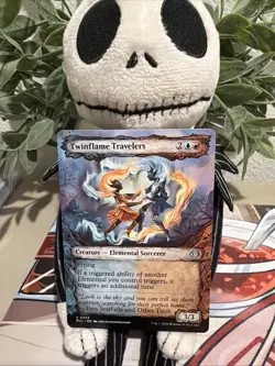 MTG Twinflame Travelers (Showcase) From The Lorwyn Eclipsed Non-Foil - Image 1