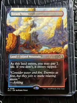 Steam Vents (Borderless) Lorwyn Eclipsed Regular Pack Fresh! Rare w Sleeve & Top - Image 1
