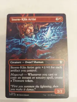Storm-Kiln Artist (Borderless) Commander Masters Regular - Image 1