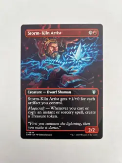 Storm-Kiln Artist (Borderless) Commander Masters Regular - Image 1