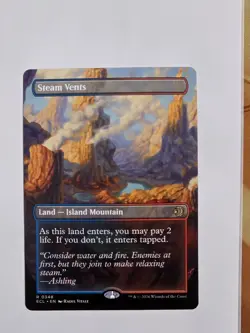 Steam Vents - R0348 Reg (Borderless) - Lorwyn Eclipsed - Magic the Gathering NM - Image 1