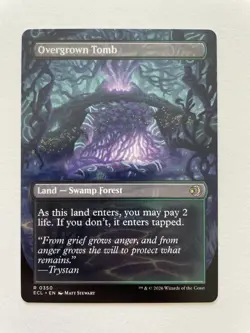 MTG Overgrown Tomb BORDERLESS 0350 ECL - Image 2
