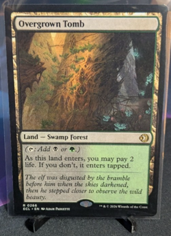Overgrown Tomb *Lorwyn Eclipsed* RARE *NEAR MINT, PACK FRESH* MTG *MAGIC - Image 1