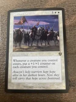 MTG Innistrad Remastered RETRO BORDER R Cathars' Crusade #0337 NM Free Shipping - Image 1