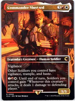 #6 Commander Mustard (Borderless) Ravnica: Clue Edition Rare - Image 1
