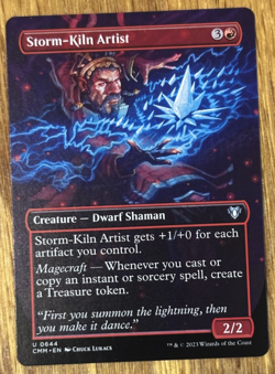 MTG Commander Masters, Storm-Kiln Artist - Borderless - Image 1