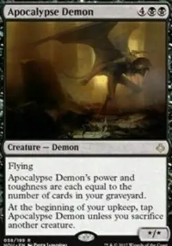 1x Apocalypse Demon - NM - Hour of Devastation - SPARROW MAGIC - mtg - - Image 1