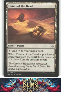 Dunes of the Dead - Hour of Devastation - MTG - Uncommon - #175 - NM - Image 1