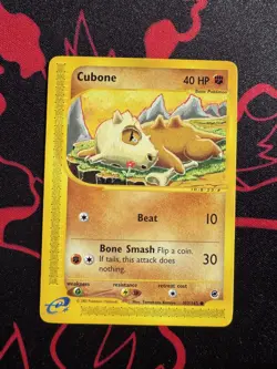 Pokemon TCG Cubone Expedition Base Set 103/165, Regular Common 103/165 - Image 1