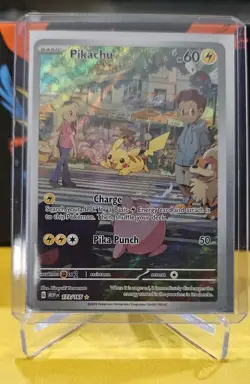 Pokemon Scarlet & Violet Pikachu 173/165 and 160/159, Charmander 044 lot. NM. - Image 2