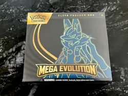 Pokemon Mega Evolution Lucario Elite Trainer Box TCG Factory Sealed ETB New - Image 1