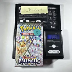 22.34 Prismatic Evolutions Pokemon Booster Pack New Sealed - Image 1