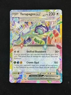 Terapagos ex - 128/142 - Pokemon Stellar Crown Double Ultra Rare NM - Image 1