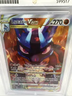 Pokemon Crown Zenith Lucario VSTAR Black Star Promo SWSH291 Ace 10 - Image 3