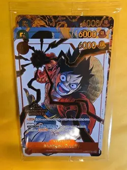One Piece OP13 3rd Anniversary Winner Set New Pack Sealed Luffy Sabo Ace - Image 3