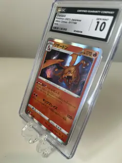 2021 Charizard Pokemon Card Japanese VMAX Climax 017/184 CGC 10 Gem Mint - Image 2