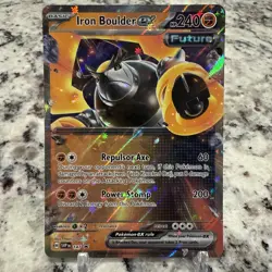 Pokemon Iron Boulder ex 147 Sv: Scarlet & Violet Promo Card Holo 🔥 - Image 1