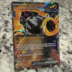 Pokemon Iron Boulder ex 147 Sv: Scarlet & Violet Promo Card Holo 🔥 - Image 2