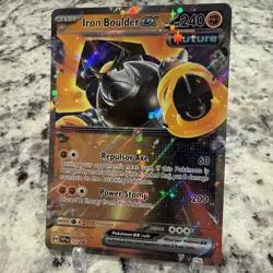 Pokemon Iron Boulder ex 147 Sv: Scarlet & Violet Promo Card Holo 🔥 - Image 3