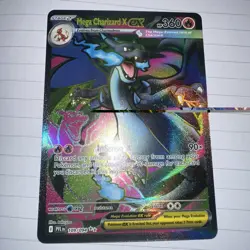 Mega Charizard X Ex 109/94 Ultra Rare Full Art Phantasmal Flames Pokemon Tcg NM - Image 2