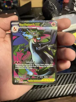 Mega Charizard X Ex 109/94 Ultra Rare Full Art Phantasmal Flames Pokemon Tcg NM - Image 1