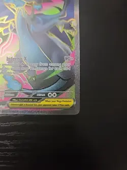 Mega Charizard X Ex 109/94 Ultra Rare Full Art Phantasmal Flames Pokemon Tcg NM! - Image 4