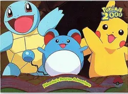 2000 Topps Pokemon The Movie 2000 #12 Pikachu's Rescue Adventure Foil Parallel - Image 1