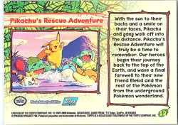 2000 Topps Pokemon The Movie 2000 #12 Pikachu's Rescue Adventure Foil Parallel - Image 2