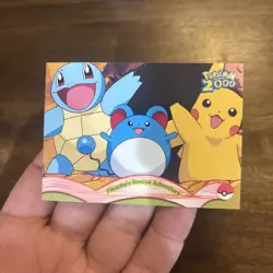 Topps Pokemon the Movie 2000 #12 Pikachu's Rescue Adventure Vintage TCG Card - Image 1