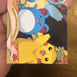 Topps Pokemon the Movie 2000 #12 Pikachu's Rescue Adventure Vintage TCG Card - Image 3