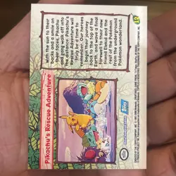 Topps Pokemon the Movie 2000 #12 Pikachu's Rescue Adventure Vintage TCG Card - Image 5