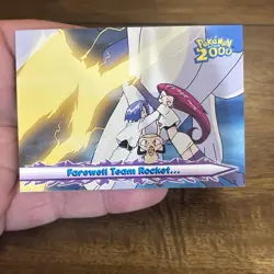Topps Pokemon the Movie 2000 #55 Farewell Team Rocket Vintage Old School Card - Image 5
