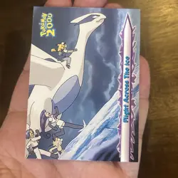Lugia Flight Across The Ice #54 Pokemon The Movie 2000 Topps Blue label Vintage - Image 2
