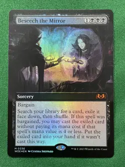 Beseech the Mirror (Extended Art) Wilds of Eldraine Foil - Image 1