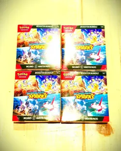 ⭐Pokemon TCG Scarlet & Violet Surging Sparks Booster Bundle Box Sealed Lot of 4⭐ - Image 1