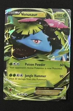 Pokemon Card Venusaur EX XY28 Black Star Promo Half Art Rare NM - Image 1