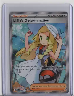 Pokemon TCG - Lillie’s Determination 169/132 - Secret Rare - Mega Evolution - NM - Image 1