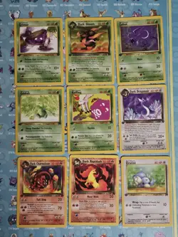 Pokemon TCG Team Rocket 1st Edition Card Lot - Image 1