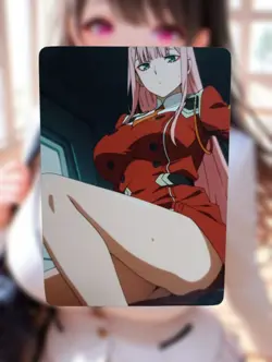 Zero Two Darling in the Franxx Anime Waifu Sexy Goddess Doujin Lewd Hentai Card - Image 1