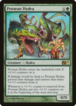 Protean Hydra (LP) #194 Magic 2011 Rare Magic Gathering card MTG - Image 1